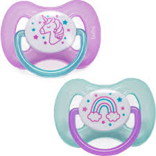 Kit Chupeta Buba Unicornio Brilha No Escuro 0-6