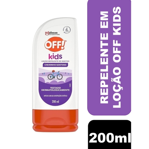 Repelente Off! Kids 4h De Proteção Pernelongos Mosquito Da Dengue 200ml