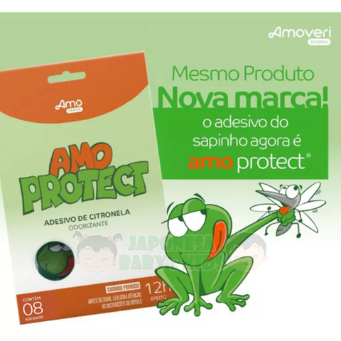 Adesivo Repelente Natural Citronela Sai Mosquito 8 Unidades