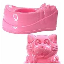 TRONINHO ASSENTO GATINHO ROSA BABY