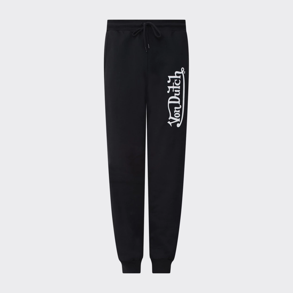 Calça Moletom Von Dutch Logo Signature Preta