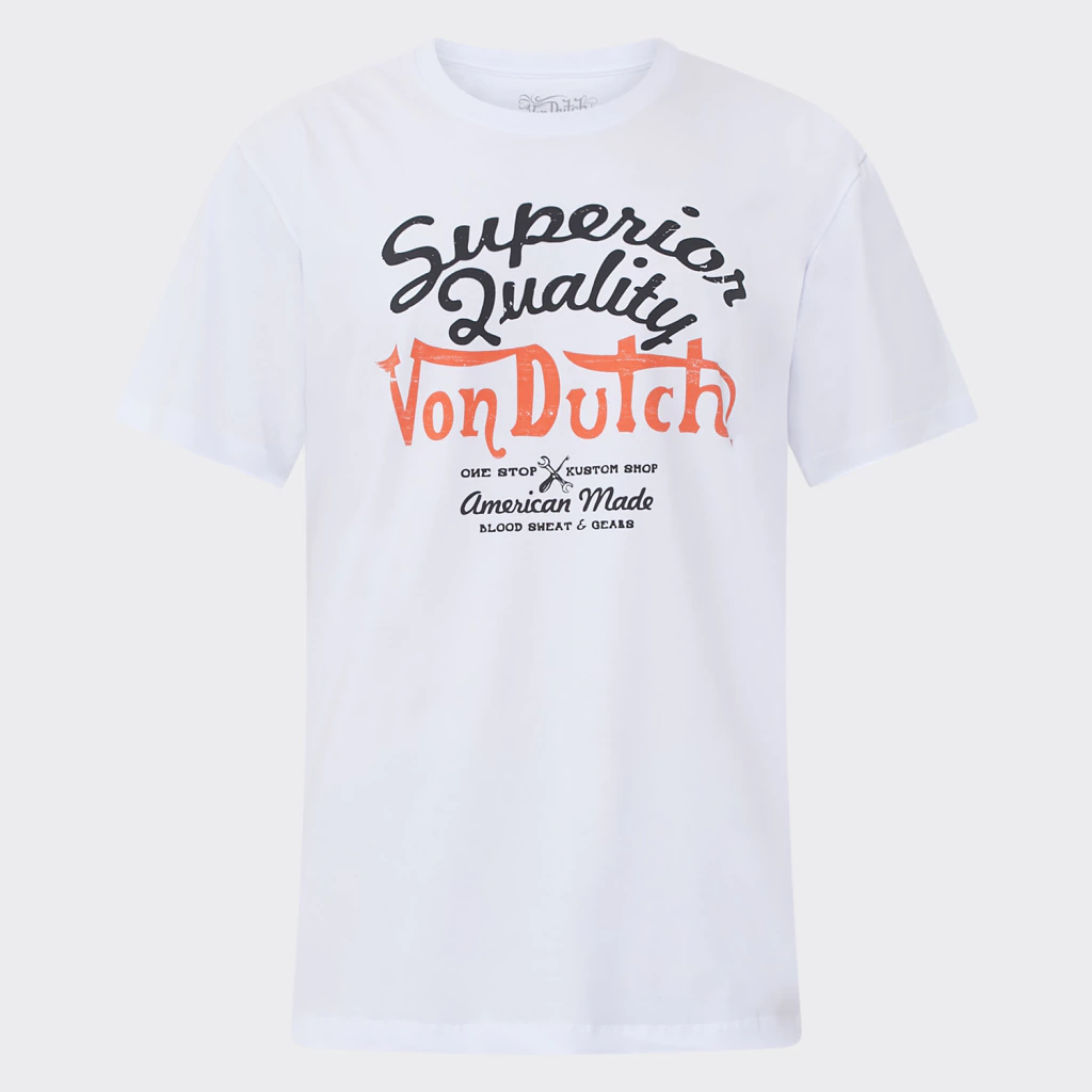 Camiseta Von Dutch Superior Quality Branca