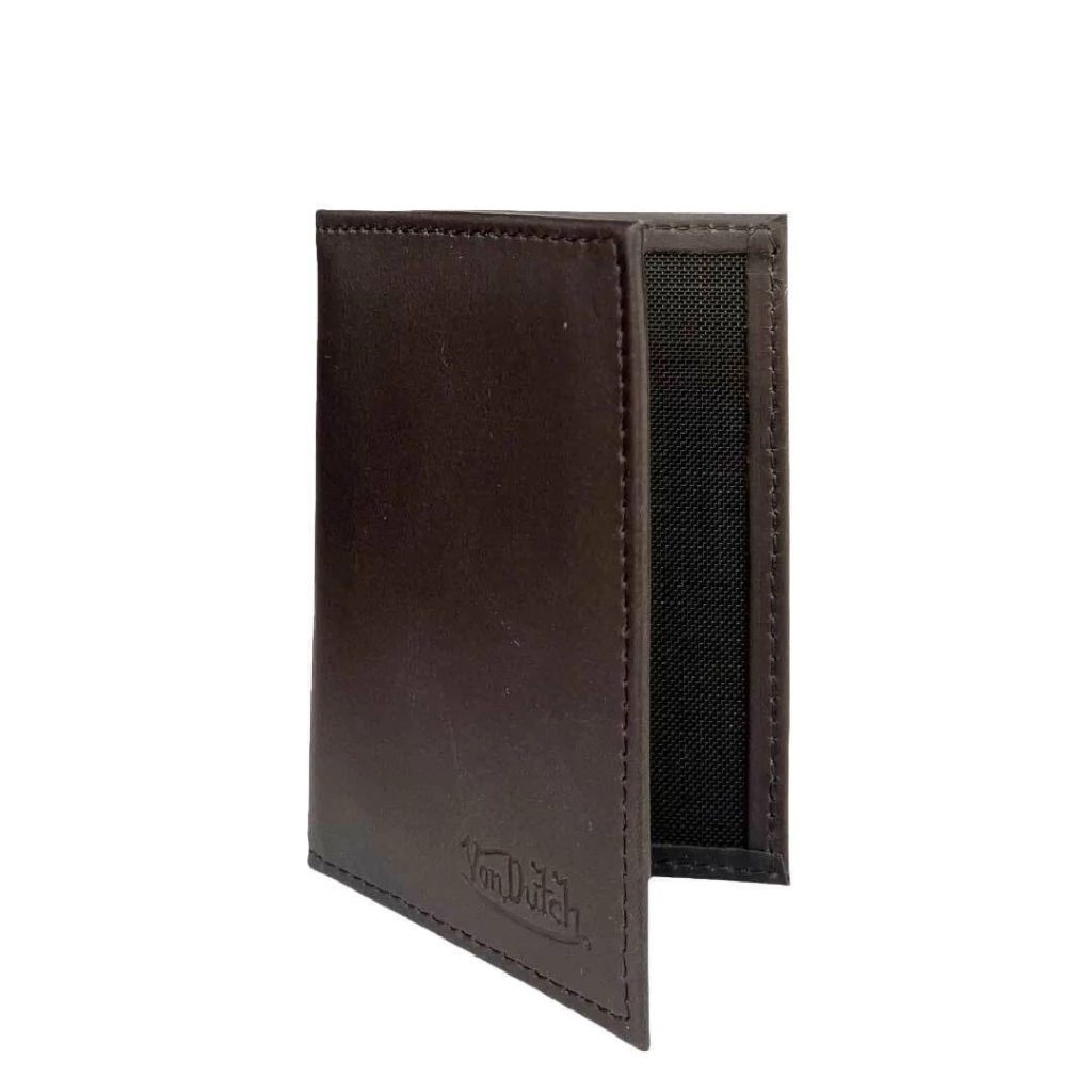 Carteira de Couro Von Dutch Slim Preta