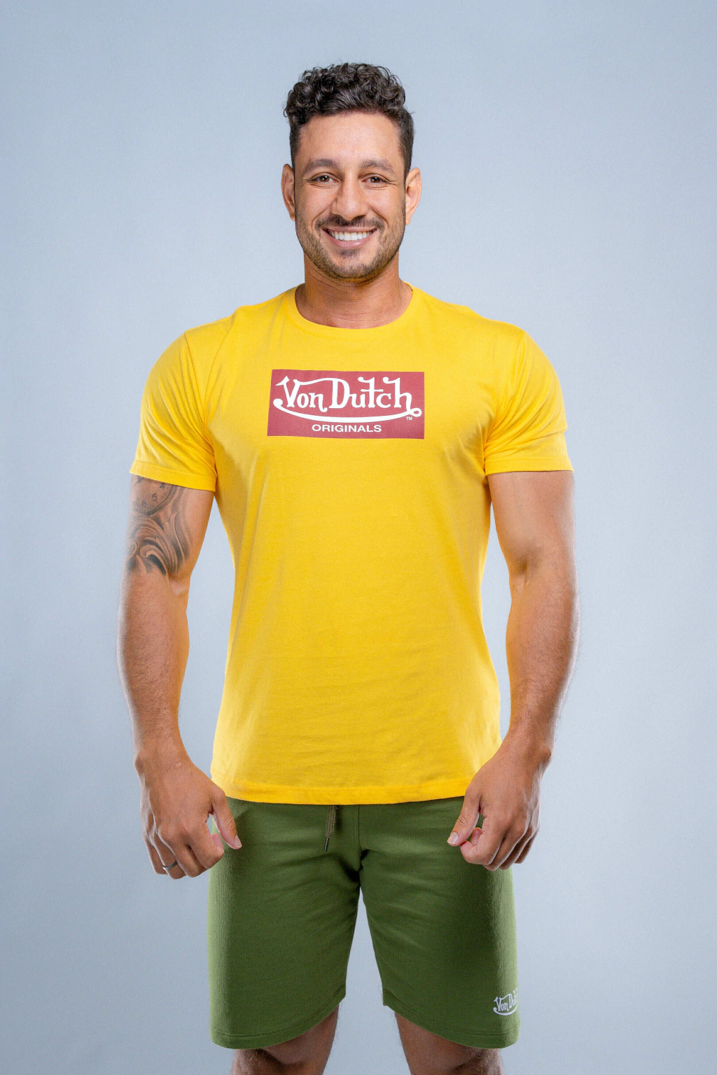 Camiseta Von Dutch Board VD Originals Mostarda