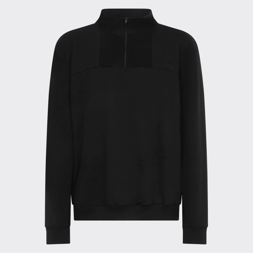 Blusa Moletom Ziper Von Dutch Mini Elipse Preta