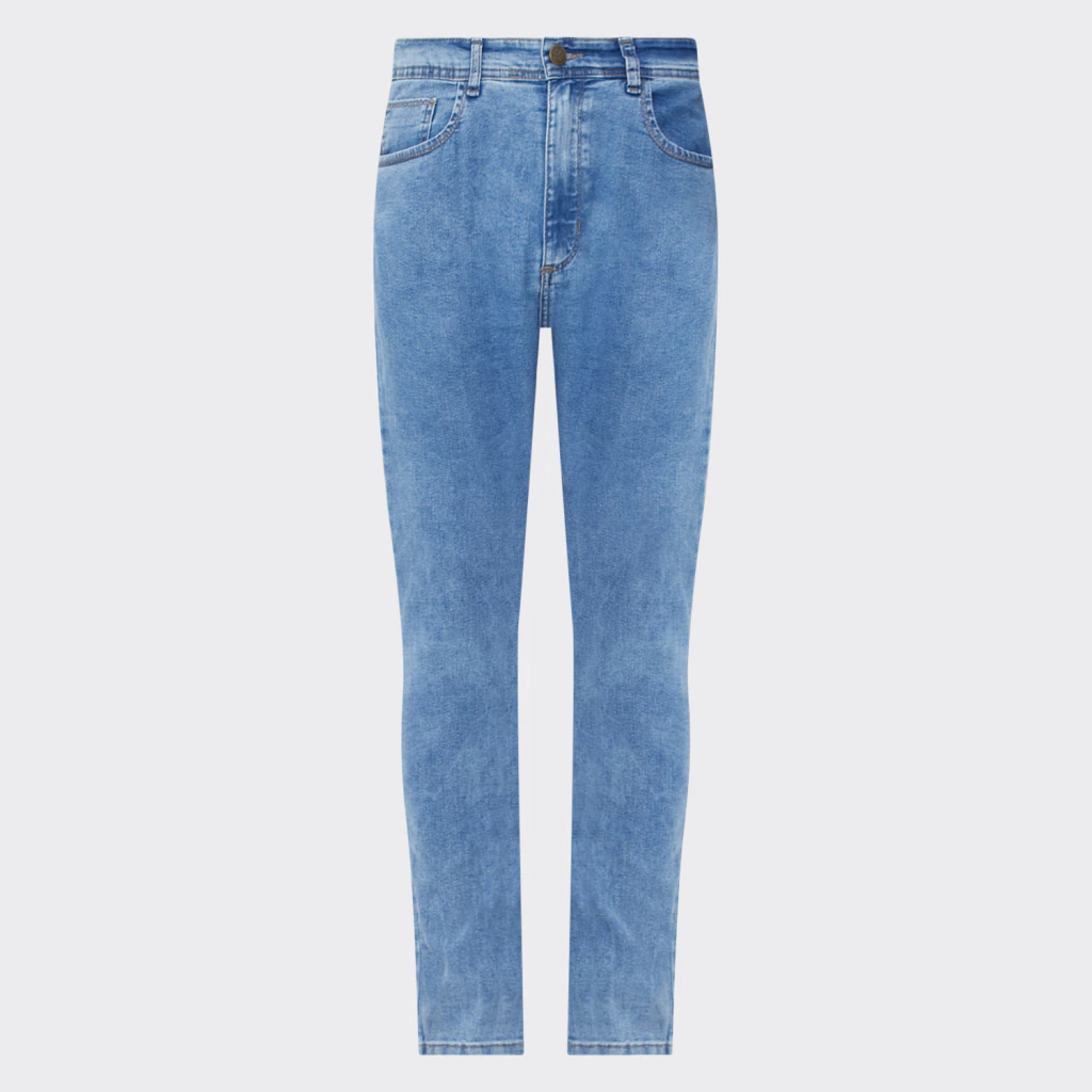 Calça Jeans Slim Von Dutch Basic Azul Médio