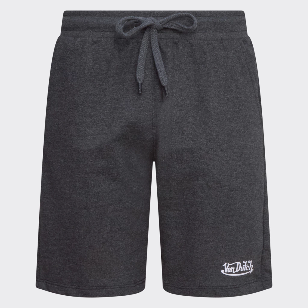 Bermuda Moletom Von Dutch Mini Logo Signature Mescla Escuro