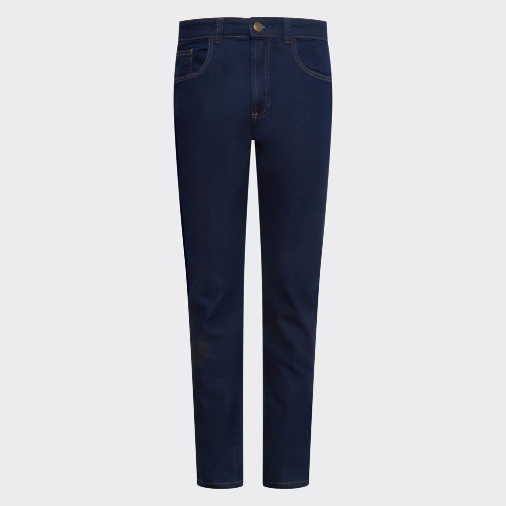 Calça Jeans Slim Savage Von Dutch Azul Escuro