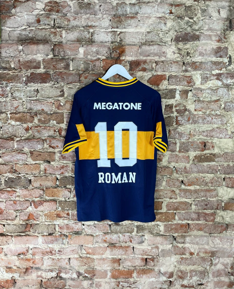 Camiseta Boca 2007 Copa Libertadores 2007 Roman 10