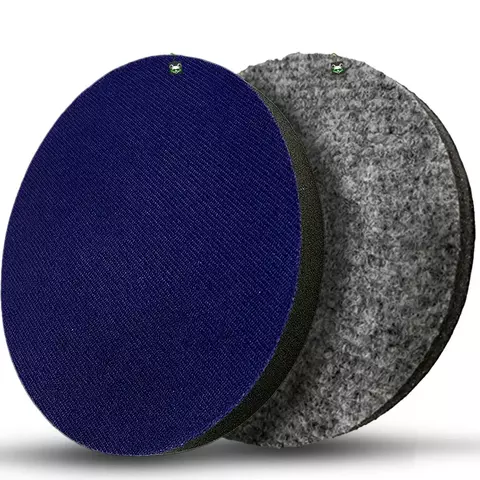 Kit Polimento Vidros Boina Carpete + Lona 5 Pol Profissional Vonixx