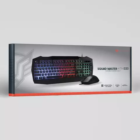 BR-936293 KIT TECLADO Y MOUSE BALAM RUSH SQUAD MASTER KTM333 ESPAÑOL