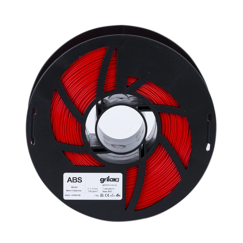 Filamento Abs - Grilon3 - Rojo