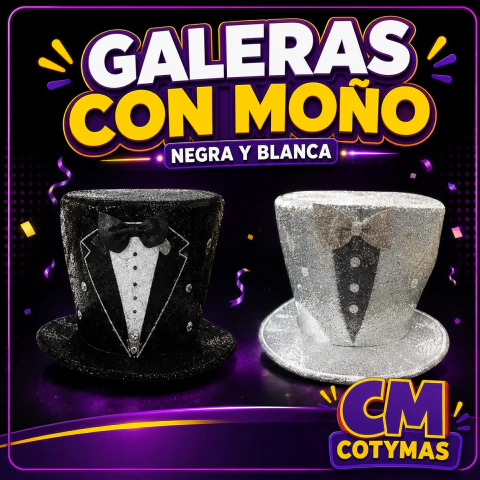 Galera Novio con Moño y Gemas