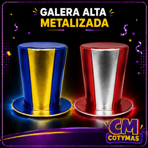 Galera Alta Metalizada Boca / River