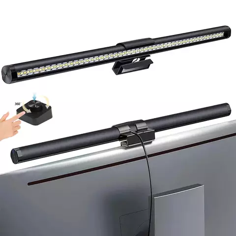 LUMINÁRIA LED P/ COMPUTADOR - ILUMINAÇÃO RGB - 44CM - SUSPENSÃO