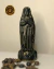 "Imagem Nossa Senhora Aparecida Artesanal-Réplica Fiel da Original-Efeito Madeira (24cm)"