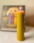 Kit Duas Velas de Cera de Abelha 100% Pura - Artesanal Feita à Mão - Litúrgica e Devocional - Tamanhos 15×4cm Míni Círio na internet