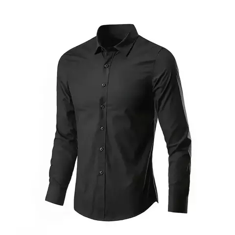 Camisa Social Masculina Elastica Trávo
