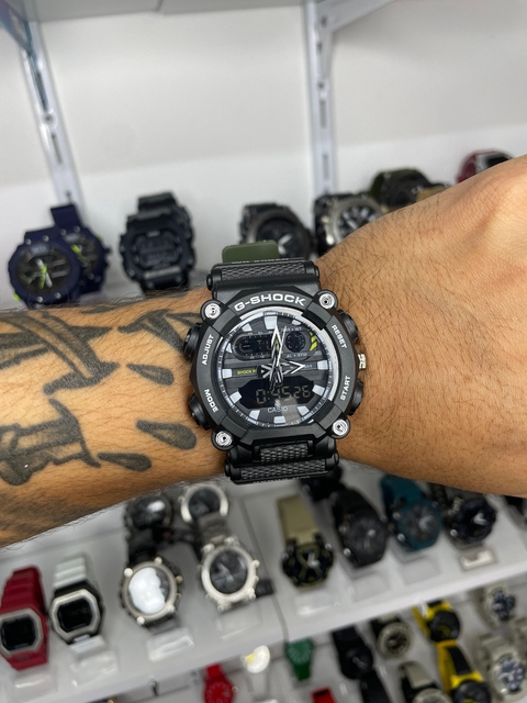 GA 900 - VERDE/PULSEIRA DE BORRACHA/A PROVA D ÁGUA