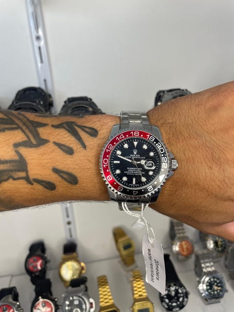 SUBMARINER COCA-COLA - FUNDO PRETO/AÇO INOXIDÁVEL