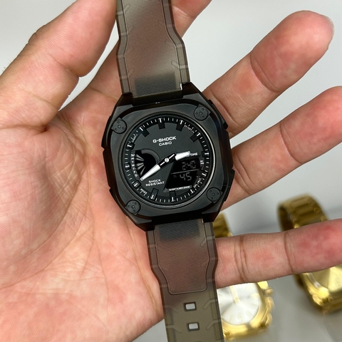 GSHOCK GW-2400 - MARROM/A PROVA D ÁGUA/PULSEIRA DE BORRACHA/45 MM