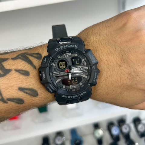 GSHOCK GBA 920 TRANSFORMERS PRETO - PULSEIRA DE BORRACHA/50MM