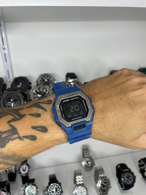 GSHOCK GBX 100 - AZUL ESCURO/A PROVA D ÁGUA