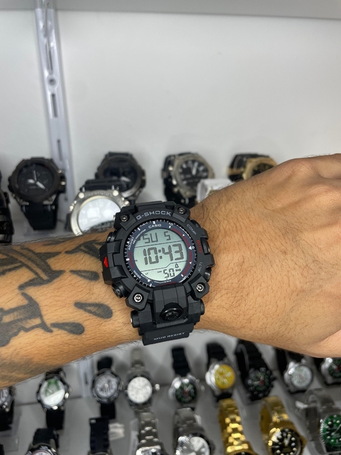 GSHOCK MUDMAN GW 9500 - PRETO/PULSEIRA DE BORRACHA/A PROVA D ÁGUA