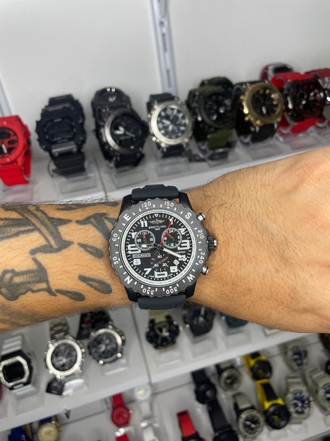 BREITLING X82310 - PRETO/PULSEIRA DE BORRACHA/A PROVA D ÁGUA