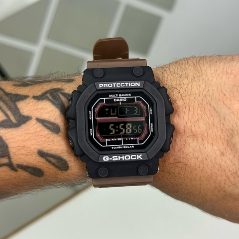 GSHOCK THE KING GX56BB - MARROM/A PROVA D ÁGUA/PULSEIRA DE BORRACHA/53 MM