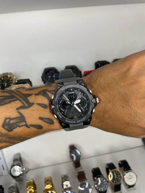 GSHOCK BATMAN CINZA - PULSEIRA DE BORRACHA/A PROVA D ÁGUA