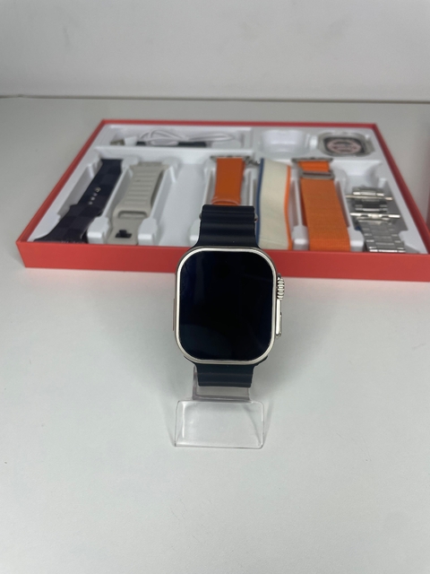 SMARTWATCH HWULTRA 2 49MM - PRATA/ACOMPANHA 7 PULSEIRAS