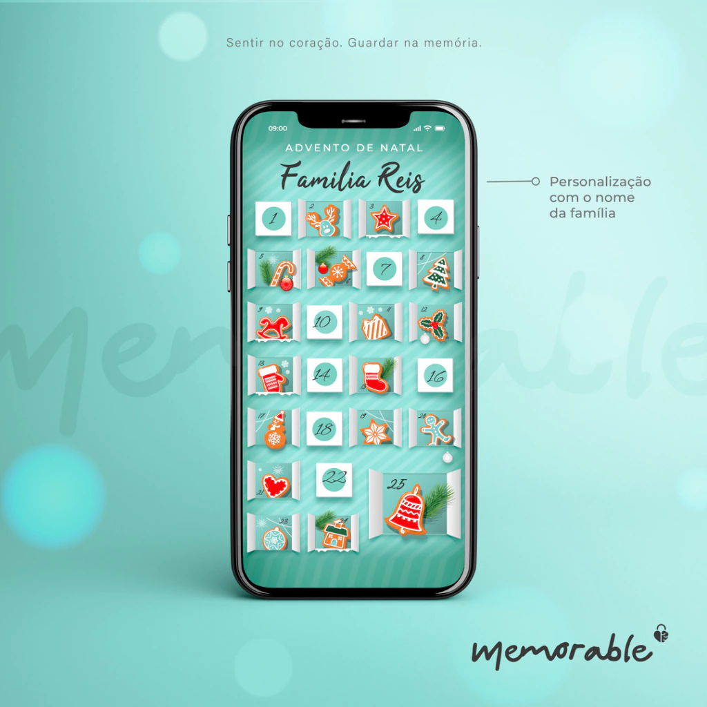 Advento de Natal Digital Janela de Biscoito