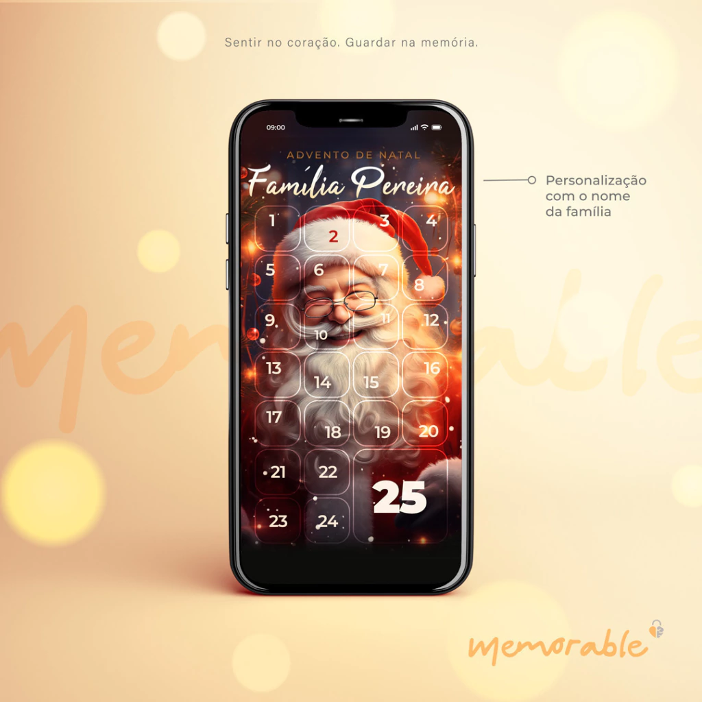 Advento de Natal Digital Papai Noel