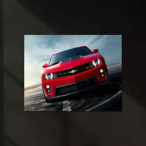 Chevrolet Camaro Neon LED Metal 100x60 cm - comprar online