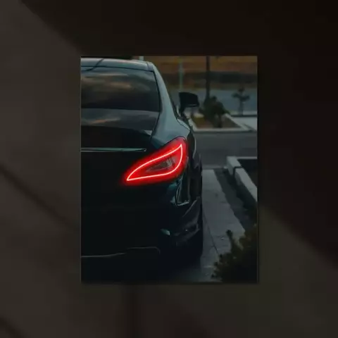 Mercedes CLS 63 Neon LED Metal 70x40 cm - comprar online