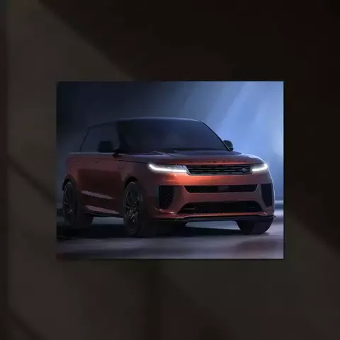 Range Rover Sport Elegance – SUV de luxo Neon LED Metal 50x25cm - comprar online