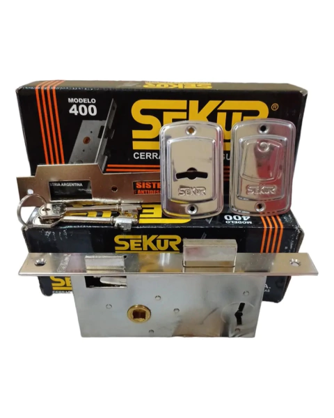 SEKUR 401 CERRADURA 4 COMB FRENTE LARGO IZQ