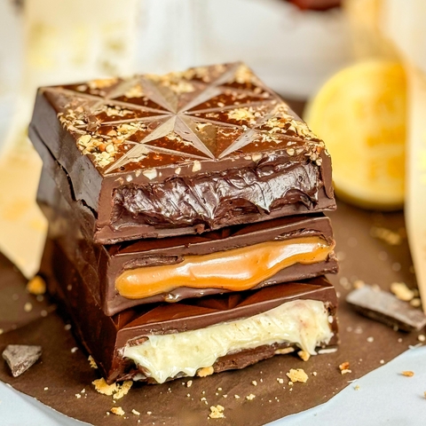 KIT DARK - 3 Super Barras Recheadas - ZERO Adição de Açúcar - 540g - comprar online