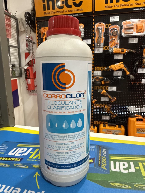 Decantador Clarificante Floculante Piletas 1 Lt Cerroclor