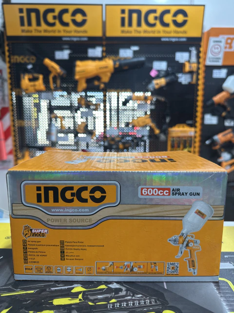 ASG1061- PISTOLA PARA PINTAR ALIMENTACION SUPERIOR 600CC PARA COMPRESOR INGCO