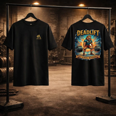 Camiseta Apex Lion – Old School Movement | Deadlift