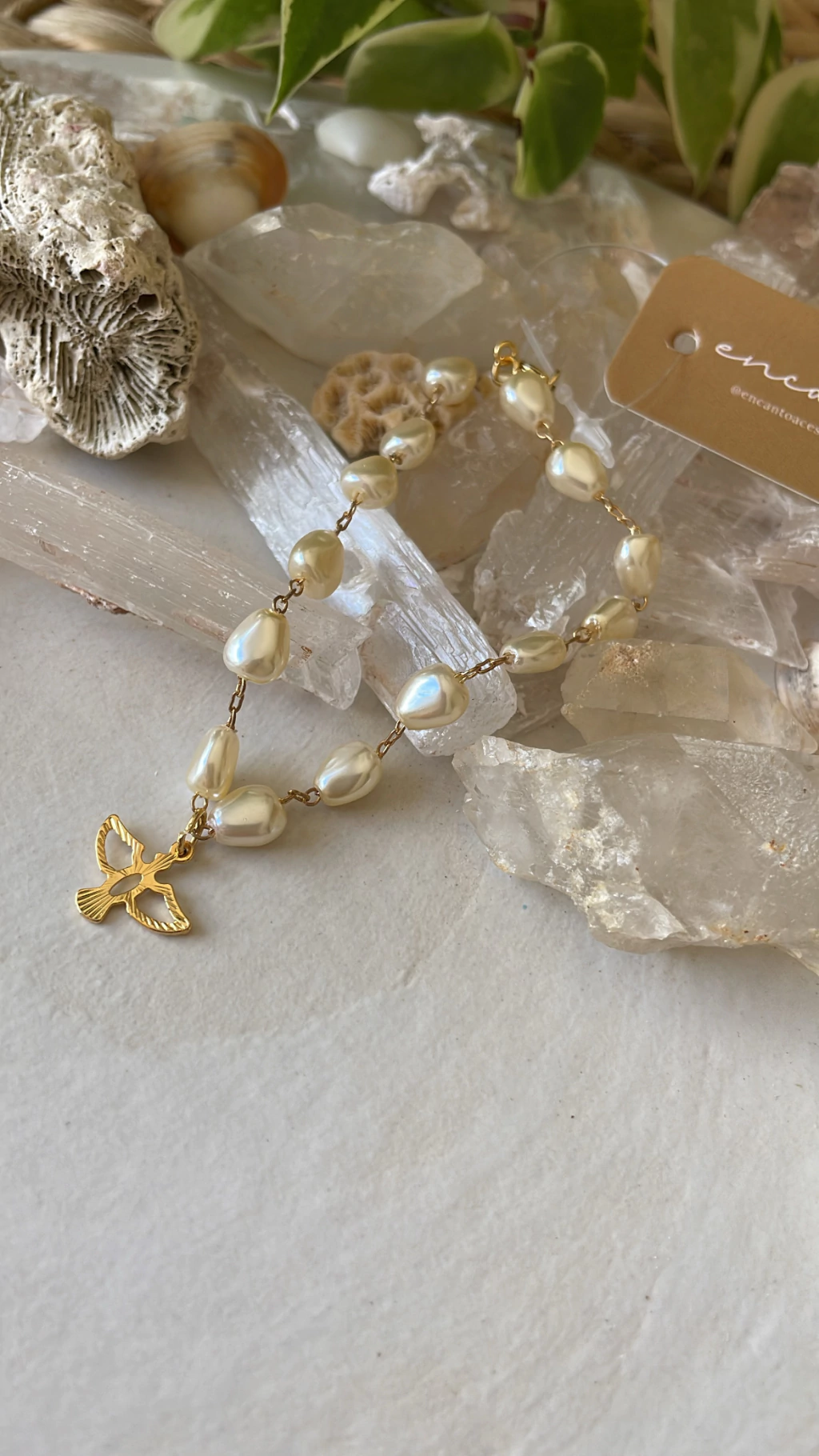 Pulseira Perolada Espirito Santo