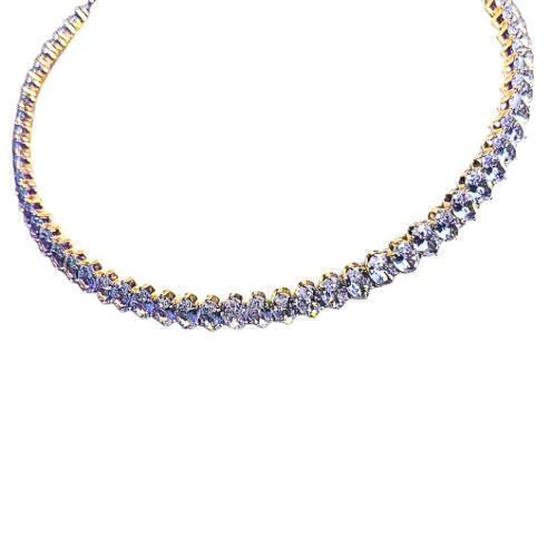 CHOKER RIVIEIRA ZIRCONIA DOURADO