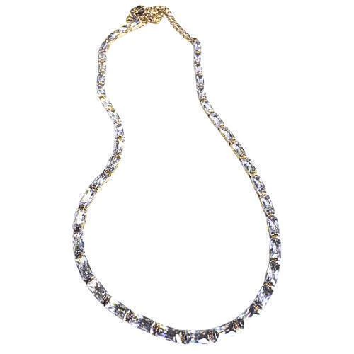 COLAR RIVIERA BAGUETE DOURADO