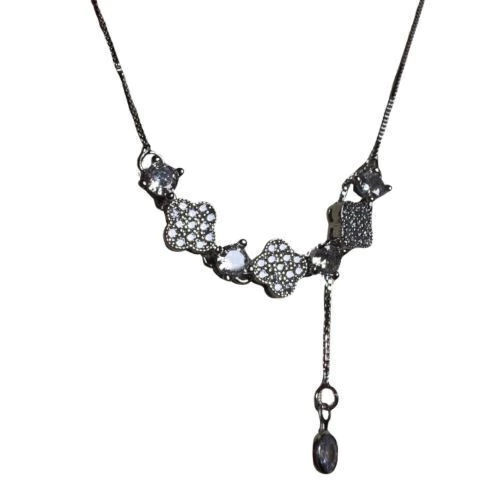 COLAR PRATA COM PEDRARIA