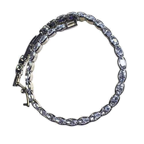 PULSEIRA RIVIERA OVAL PRATA