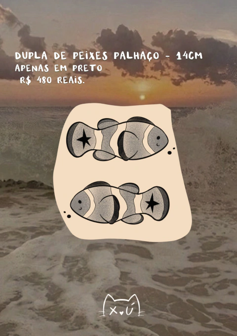 Dupla de Peixes-Palhaços