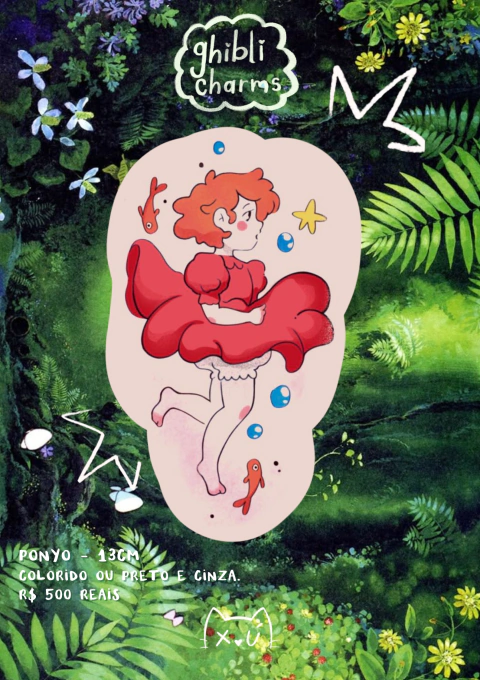 Ponyo e peixinhos