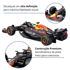 Miniatura F1 Red Bull RB21 2025 Max Verstappen c/ Acrilico e Capacete - comprar online